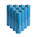 Molicel M35A 18650 rechargeable Li-ion battery 3500mAh 10A A-grade button top, 10 pieces, for flashlights, power banks, solar, and medical devices.
