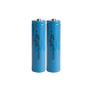 Molicel M35A 18650 rechargeable Li-ion battery 3500mAh 10A A-grade button top, 2 pieces, for flashlights, power banks, solar, and medical devices.