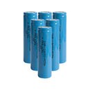 Molicel M35A 18650 rechargeable Li-ion battery 3500mAh 10A A-grade flat top, 6 pieces, for flashlights, power banks, solar, and medical devices.