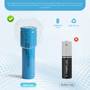 Molicel M35A 18650 flat top battery – flat positive terminal for battery sleds and custom packs.