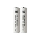 Molicel P26A 18650 rechargeable Li-ion battery 2600mAh 35A high drain button top, 2 pieces, for vape, power tools, flashlights, and RC models.