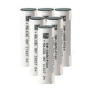 Molicel P26A 18650 rechargeable Li-ion battery 2600mAh 35A high drain nickel tab, 6 pieces, for vape, power tools, flashlights, and DIY battery pack assembly.