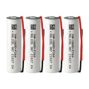 Molicel P26A 18650 rechargeable Li-ion battery 2600mAh 35A high drain pre-wired with leads, 4 pieces, for vape, power tools, flashlights, and DIY battery pack assembly.