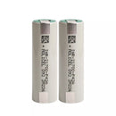 Molicel P42A 21700 4200mAh 2-pack showing all terminal variants: flat top, button top, welded tabs, pre-wired, protected