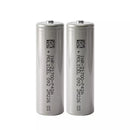Molicel P42A 21700 4200mAh 2-pack showing all terminal variants: flat top, button top, welded tabs, pre-wired, protected
