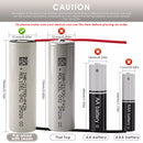 Molicel P42A 21700 protected cell with integrated PCB protection module and safety feature infographic