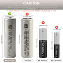 Molicel INR-21700-P42A battery flat top, button top, spot welded tabs, pre-wired leads and protected top comparison showing terminal types and configurations