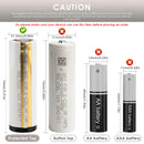 Molicel INR-21700-P45B battery flat top, button top, spot welded tabs, pre-wired leads and protected top comparison showing terminal types and configurations