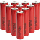 Panasonic Sanyo NCR18650GA 3500mAh 10A 18650 button top flat top battery 10-pack