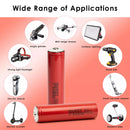NCR18650GA battery powering a high-performance flashlight
