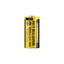 NITECORE NL169R 16340 rechargeable Li-ion battery with 900mAh capacity, 3.6V output, and built-in USB-C charging port. No external charger required for tactical gear.