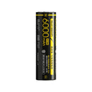 NITECORE NL2160HPi 21700 battery with 6000mAh capacity and 20A high-drain discharge, featuring unique Dual Polarity (Same Side) output for i-Series devices. 1 pack.