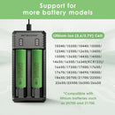 NITECORE UI2 compatible battery types – supports Li-ion 18650, 21700, 20700, 16340, 14500, and more.