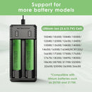 NITECORE UI2 compatible battery types – supports Li-ion 18650, 21700, 20700, 16340, 14500, and more.