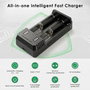 NITECORE UI2 safety protections – reverse polarity, overcharge, short-circuit, and thermal monitoring.
