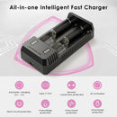 NITECORE UI2 safety protections – reverse polarity, overcharge, short-circuit, and thermal monitoring.