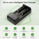 NITECORE UI2 safety protections – reverse polarity, overcharge, short-circuit, and thermal monitoring.
