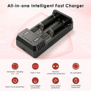NITECORE UI2 safety protections – reverse polarity, overcharge, short-circuit, and thermal monitoring.
