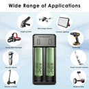 NITECORE UI2 charger and Samsung 25R Flat Top batteries powering an EDC light and a drone – real-world application.