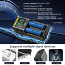 NITECORE UMS2 charging current – up to 3A (single slot) with QC 3.0, USB-C input for fast charging.