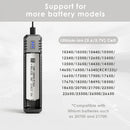 NITECORE UMS4 and UI1 compatible battery types – both support Li-ion, IMR, NiMH, NiCd – 18650, 21700, AA, AAA.