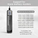 NITECORE UMS4 and UI1 compatible battery types – both support Li-ion, IMR, NiMH, NiCd – 18650, 21700, AA, AAA.