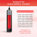 NITECORE UMS4 and UI1 compatible battery types – both support Li-ion, IMR, NiMH, NiCd – 18650, 21700, AA, AAA.