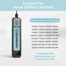 NITECORE UMS4 and UI1 compatible battery types – both support Li-ion, IMR, NiMH, NiCd – 18650, 21700, AA, AAA.