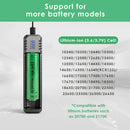 NITECORE UMS4 and UI1 compatible battery types – both support Li-ion, IMR, NiMH, NiCd – 18650, 21700, AA, AAA.