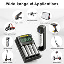 NITECORE UMS4 and UI1 chargers with Molicel P26A flat top batteries powering extreme high-power vapes and flashlights.