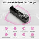 NITECORE UMS4 and UI1 safety protections – reverse polarity, overcharge, short-circuit, and UMS4 adds 0V activation.