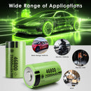 Panasonic 4680 3.7V 24000mAh large lithium battery cells applied in DIY portable power stations, solar storage, and electric vehicle battery pack assemblies.
