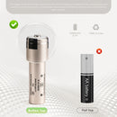 Panasonic NCR18650-BD button top 18650 – raised positive terminal for flashlights, power stations, and outdoor adventures.