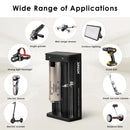 Panasonic NCR18650-BD flat top batteries and XTAR MC2 charger – charging for EDC flashlights, camping lights, and portable devices.