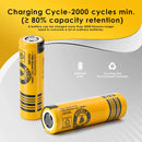IFR14500 600mAh LiFePO4 battery 2000 cycles