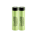 Panasonic NCR18650B rechargeable battery 3.7V 3400mAh 5A high capacity flat top, 2 pieces, for LED flashlights, headlights, cameras, and DIY battery packs.