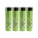 Panasonic NCR18650GA rechargeable battery 3450mAh 3.6V 10A high capacity flat top, 8 pieces, for flashlights, e-bikes, and DIY battery packs.