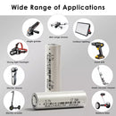 DIY 36V e-bike battery pack made with Panasonic NCR21700A 4800mAh cells for extended range