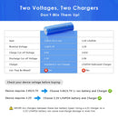 Doublepow 18650 3400mAh battery terminal guide showing Flat Top (65mm) and Button Top (67mm) options. Button Top adds ~2mm length for spring-loaded devices.