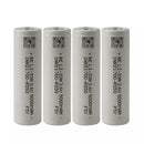 4Pcs Reliance RS50 21700 5000mAh 70A battery front view – -40℃ low temperature tabless high drain cell for drone, power tools and e-scooter