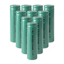RLX 14500 battery 3.2V 500mAh LiFePO4 10-pack flat top rechargeable cells main product image