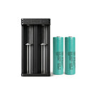 Samsung INR18650-20R4 18650 2000mAh 20A button top 2-pack with XTAR MC2 dual-slot charger – high-drain power tool battery kit.