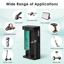 Samsung 20R flat top batteries and XTAR MC2 charger – charging for power tools and EDC flashlights.