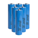 Samsung 20S INR18650-20S rechargeable Li-ion battery 2000mAh 30A high drain button top, 6 pieces, for vaping, power tools, and high-power flashlights.