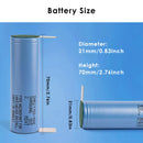 Premium dimension specifications for Samsung 21700 battery