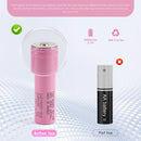 Samsung 30Q button top 18650 battery – positive terminal with raised button for compatibility with vape mods and flashlights.
