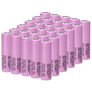 Samsung 30Q 18650 battery with Button Top terminal for spring-loaded devices. Please note: Button Top adds ~1-2mm length (approx. 66mm) compared to standard flat tops