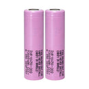 Samsung 30Q 18650 battery with Button Top terminal for spring-loaded devices. Please note: Button Top adds ~1-2mm length (approx. 66mm) compared to standard flat tops.