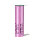 Samsung 30Q 18650 battery with pre-welded Nickel Tabs on both ends for easy spot welding and DIY battery pack assembly. 3000mAh, 15A high-drain.