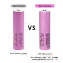 Samsung INR18650-30Q 18650 Battery 3000mAh 3.7V 15A Li-ion Rechargeable Cell - Genuine Samsung, A+ Grade for Power Tools & DIY Battery Packs (10-Pack, Flat Top / Button Top / Nickel Tab / Protected / Pre-wired Options)